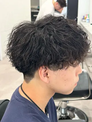 ショート 革命🔥朝楽☀無造作 パーマ SHOTAのヘアスタイル