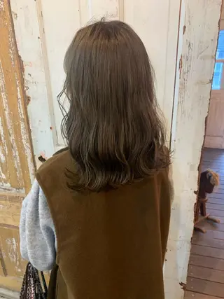 ミディアム カラー kimika🥑 メンズ/髪質改善のヘアスタイル