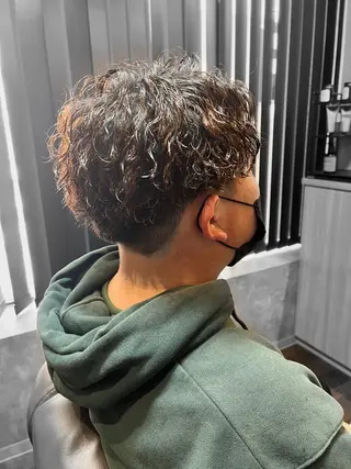 パーマ メンズ メンズサロンBOLT浜口店所属・高村 吉斗のヘアスタイル