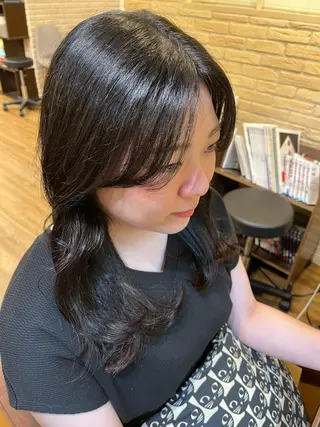 セミロング 林 花鈴🐇🌸のヘアスタイル