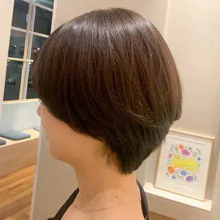 ショート カラー 透明感カラー/レイ ヤー/Nana🌈のヘアスタイル