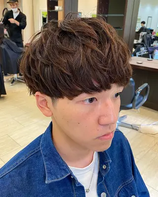 パーマ メンズ 年間2000名担当◎ パーマ職人/仲原佑樹のヘアスタイル