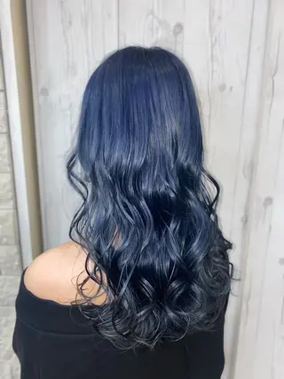 ロング ゆぴ☾‪/推しカラー /ハイトーンのヘアスタイル