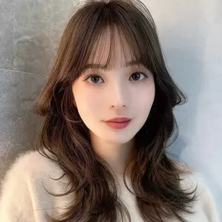 セミロング ショート/レイヤー/ 縮毛矯正/ 渡邊莉玖のヘアスタイル