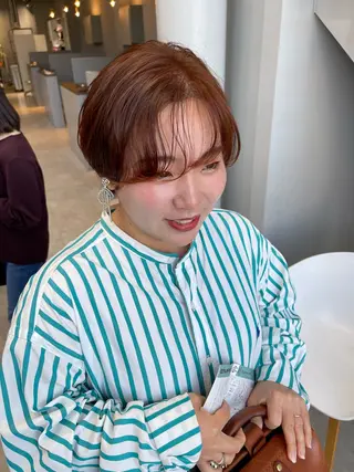 ショート カラー 石原圭悟 /ショート/艶カラーのヘアスタイル