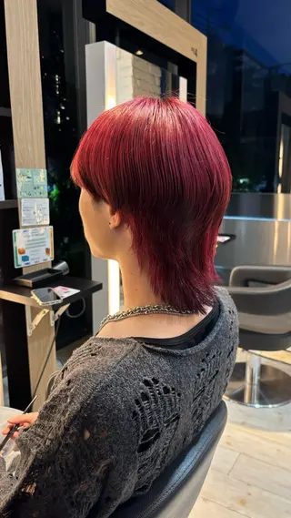 カラー miyu/ボブ/ 透明感カラー/栄のヘアスタイル