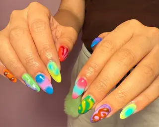 ネイル NICO nail　三軒茶屋店　ネイル＆アイラッシュ所属・oichan 𖦹°‧のネイルデザイン