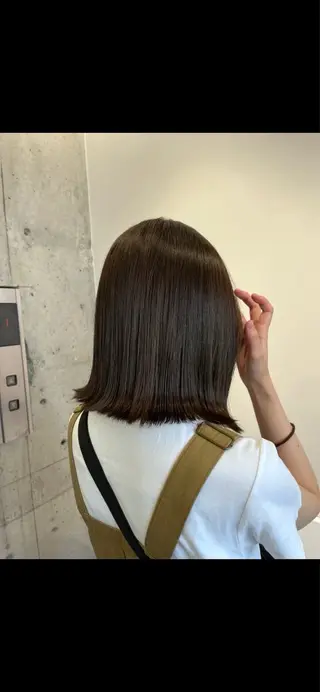 ミディアム カラー newi 天王寺 🪐airiのヘアスタイル