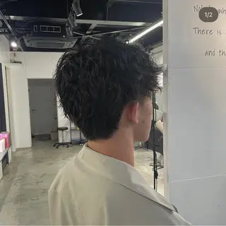 メンズ K!ng hair＆eyelash 高槻所属・道場 聡夏のヘアスタイル