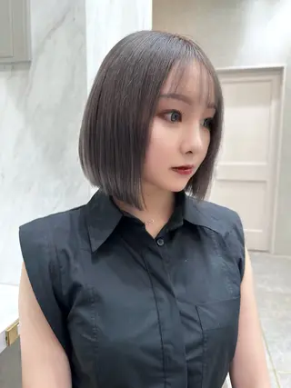 ショート カラー ダブルカラー 韓国ヘアKYONのヘアスタイル