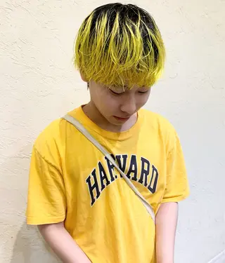 カラー メンズ 庄司 朱里のヘアスタイル