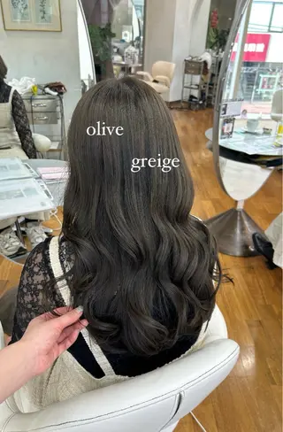 ロング カラー ありむらもえ/ 透明感カラーのヘアスタイル