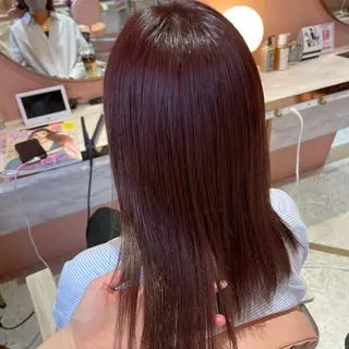 セミロング カラー nameless miichiのヘアスタイル