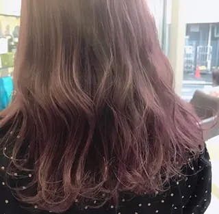 ロング カラー 滝本 里実のヘアスタイル