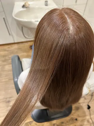 ミディアム カラー ROSSO 川口店 木村 舞衣のヘアスタイル