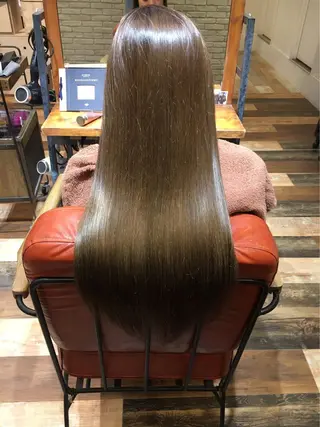 ロング カラー シールエクステ⭐️ オオミタクヤのヘアスタイル