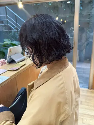 ショート パーマ 大橋 芽衣のヘアスタイル