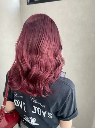 ロング 梅田ハイトーン 🎀Rumina🎀のヘアスタイル