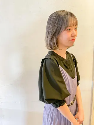ミディアム gram岡崎南 KYOKOのヘアスタイル