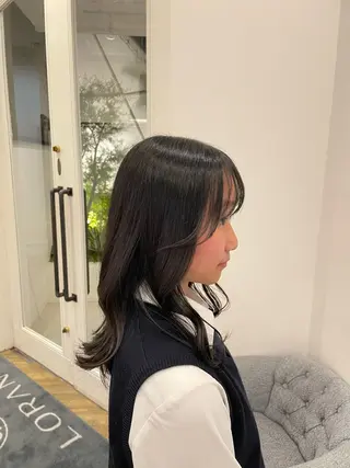 ミディアム 和泉市/ mahae/原田のヘアスタイル