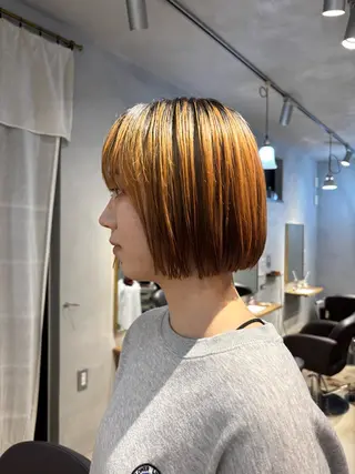 ミディアム toiro oar 仲村　幹大のヘアスタイル