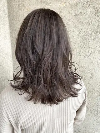 セミロング カラー IRIE HAIR DESIGN所属・IRIE⚡️メンズ/ パーマ⚡️北川聖也のヘアスタイル