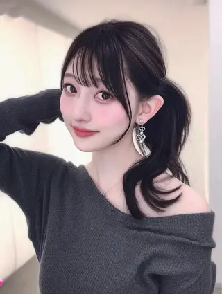 ロング 🎀mao🎀 顔周り/透明感カラーのマツエク・マツパデザイン