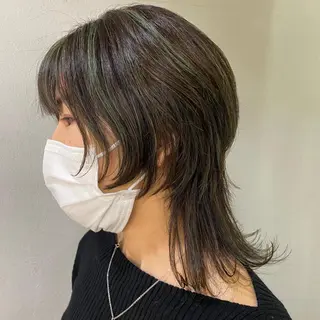 ロング カラー 舟橋 りんかのヘアスタイル