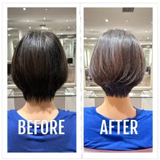 ショート ショートカット🧸 ごとうさなのヘアスタイル