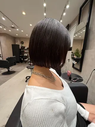 ショート 森本峻介 ボブ/透明感カラーのヘアスタイル