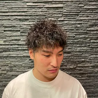 ショート パーマ 武田　晃英 KoeiTakedaのヘアスタイル