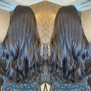 ロング カラー tocca 💜石田愛結💜のヘアスタイル