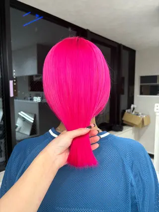 ミディアム 🎀艶髪×ハイトーン Harusa🎀のヘアスタイル