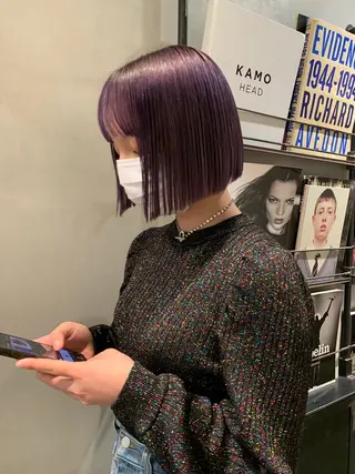 ショート カラー アンニュイヘア🪽 ayumiのヘアスタイル