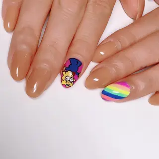 ネイル 《カメレオン》 西田美輝のヘアスタイル