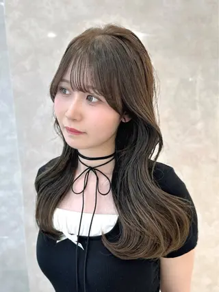 ロング カラー MAEUL luna所属・前髪顔周り/レイヤー 韓国/桔川恒のヘアスタイル