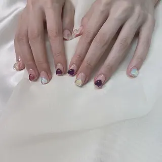 カラー ネイル 𓂃🦢Aurora Swan🌙𓂃のネイルデザイン