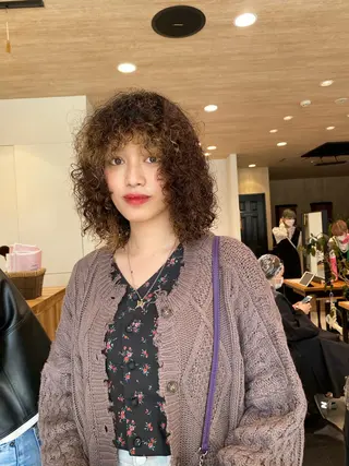 ミディアム パーマ パーマ指名No1 /namiのヘアスタイル