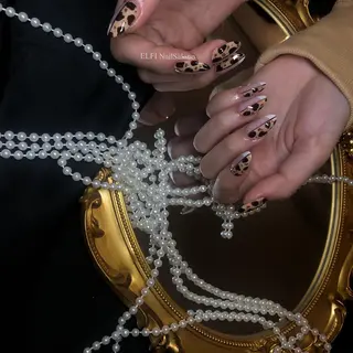 ネイル 🖤スカルプ R🖤のネイルデザイン