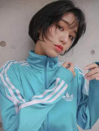 ショート nessヤマサキ リュウタのヘアスタイル