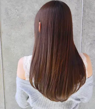 ロング カラー ICON所属・艶美髪マスター 店長✂︎YUKKEのヘアスタイル