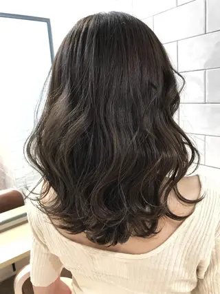 ミディアム カラー 原山 直人のヘアスタイル