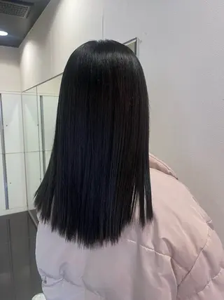 セミロング ブリーチなしWカラー 暖色カラー/mayuのヘアスタイル