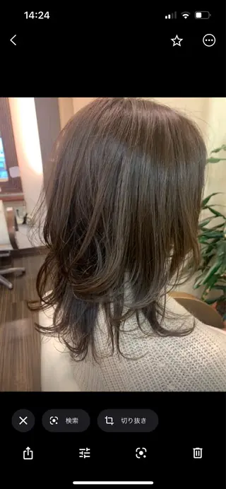 ミディアム カラー 高松 歩のヘアスタイル