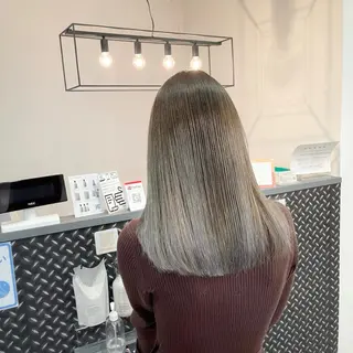 セミロング カラー アンドウ ユウ/ レイヤーカット/韓国のヘアスタイル