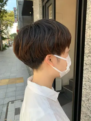 ショート パーマ 森田 健介のヘアスタイル
