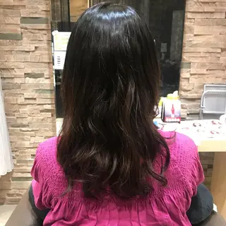 ロング パーマ 阿部 響香のヘアスタイル
