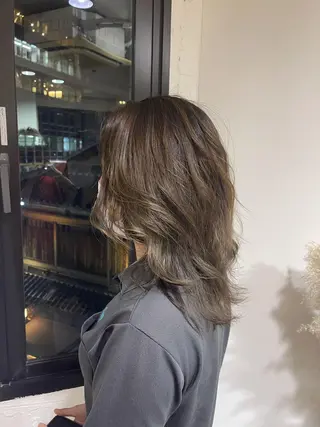 ミディアム カラー メンズスタイル /メンズパーマ/須藤のヘアスタイル