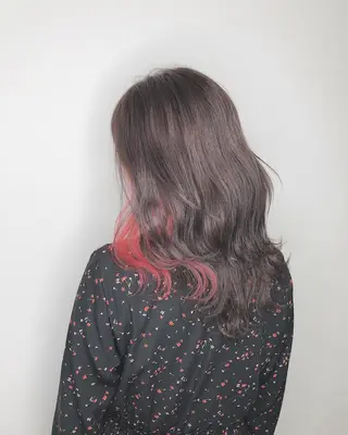 ミディアム レイヤー×縮毛矯正 深見 拓のヘアスタイル