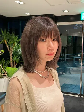 ミディアム 田邉 海斗のヘアスタイル